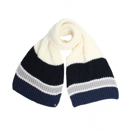 Navy blue 'GAZOU' scarf