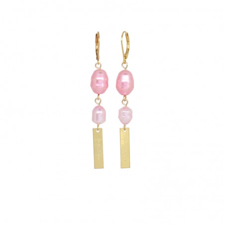 Pink 'CANDICE 01' earrings