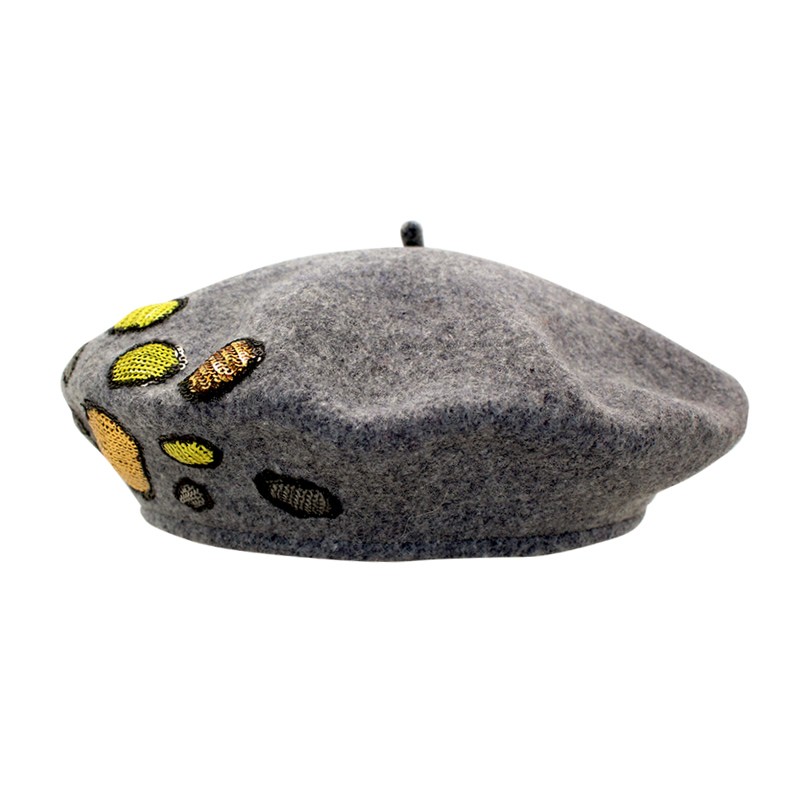 beret with stones